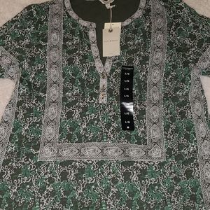 Lucky Brand Blouse Large with Buttons NWTs